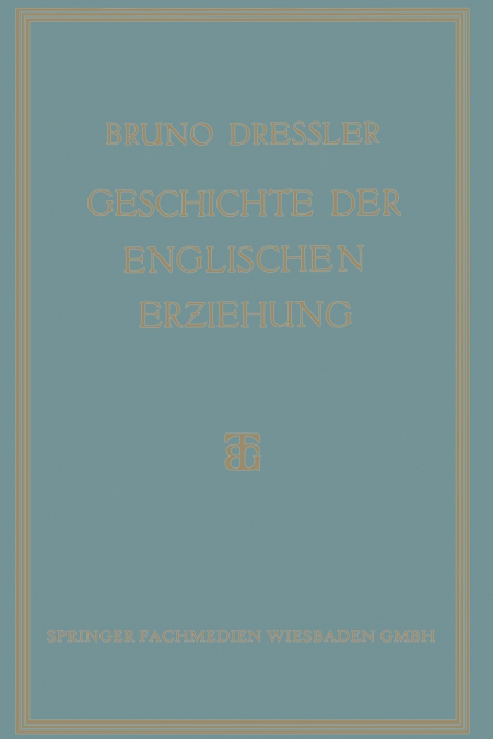Geschichte der englischen Erziehung