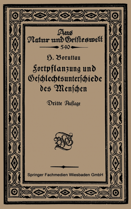 Fortpflanzung Und Geschlechtsunterschiede Des Menschen