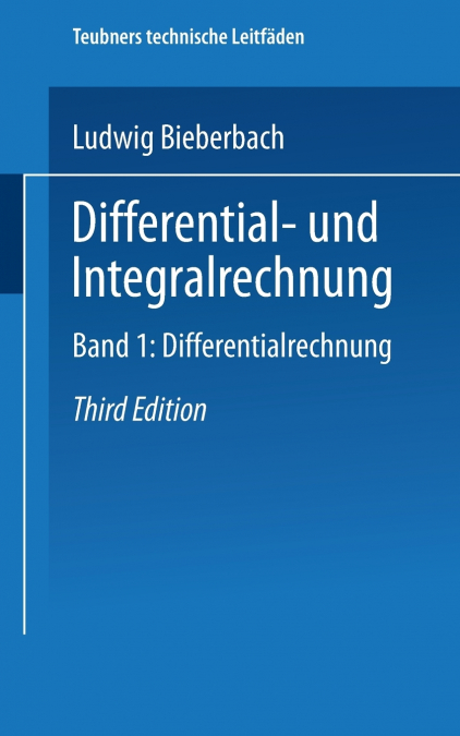 Differential- und Integralrechnung