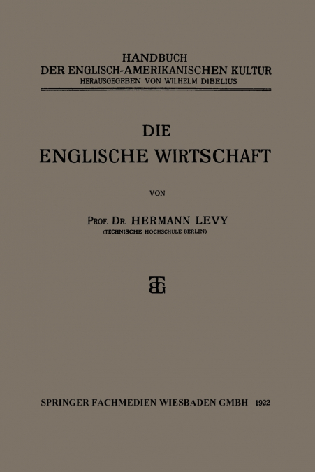 Die Englische Wirtschaft