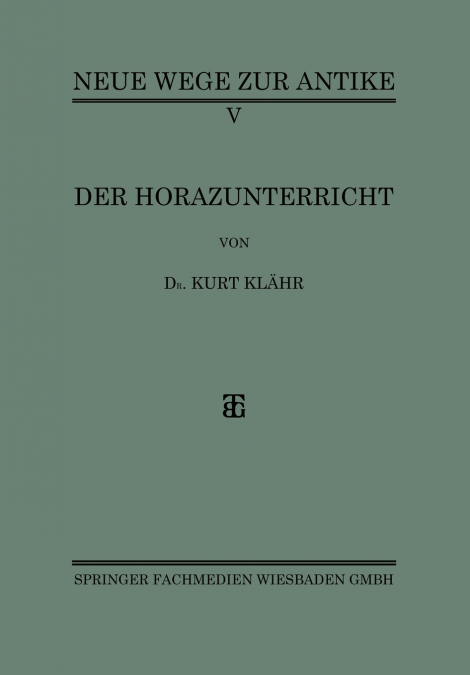 Der Horazunterricht