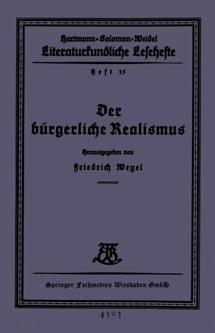 Der bürgerliche Realismus