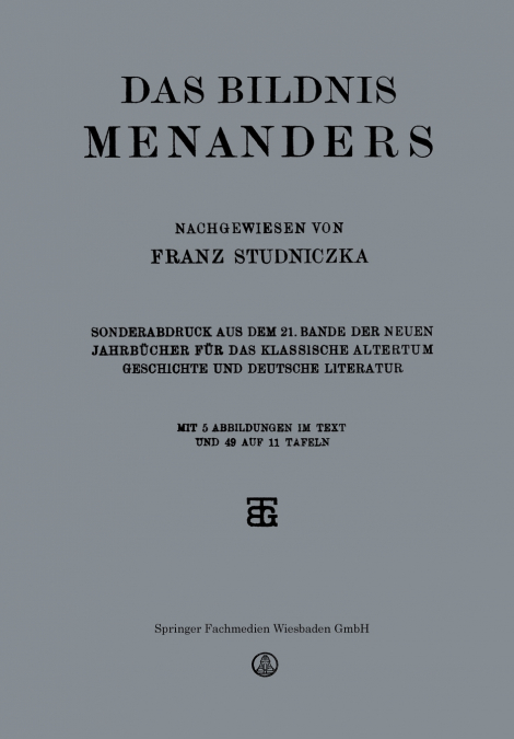Das Bildnis Menanders