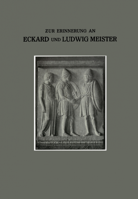 Zur Erinnerung an Unsere Bruder Eckard Und Ludwig
