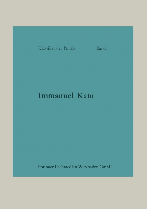 Immanuel Kant