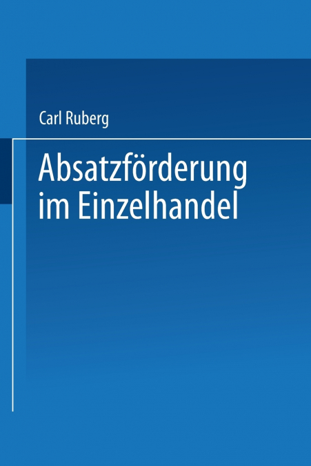 Absatzforderung Im Einzelhandel