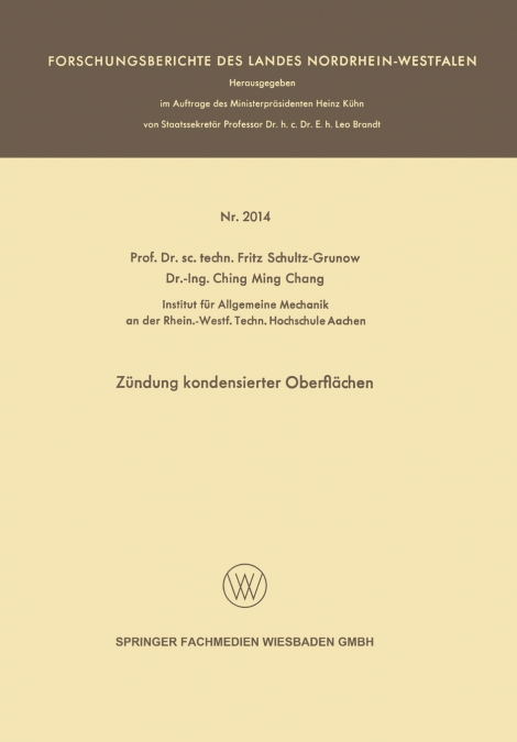 Zundung Kondensierter Oberflachen