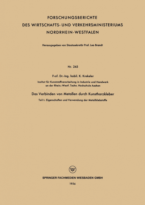 Das Verbinden von Metallen durch Kunstharzkleber