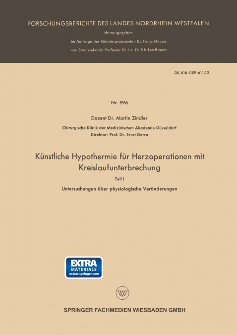 Künstliche Hypothermie für Herzoperationen mit Kreislaufunterbrechung