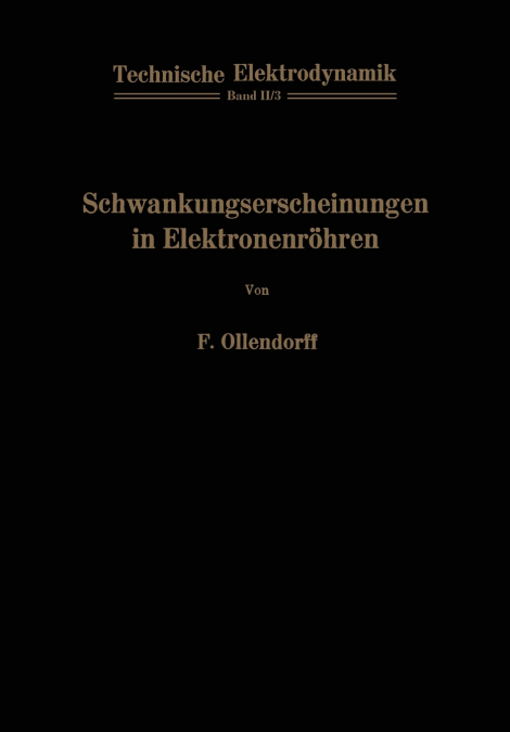 Schwankungserscheinungen in Elektronenröhren