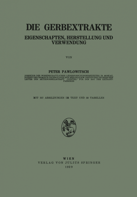 Die Gerbextrakte