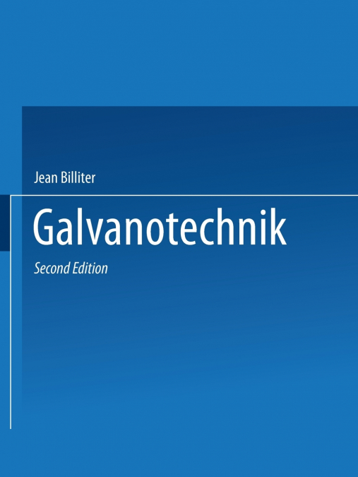 Galvanotechnik