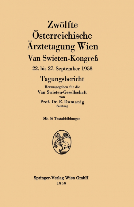 Zwölfte Österreichische Ärztetagung Wien