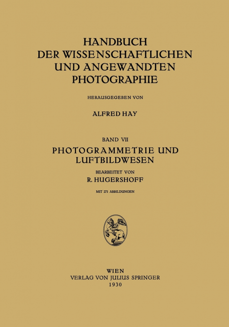 Photogrammetrie Und Luftbildwesen