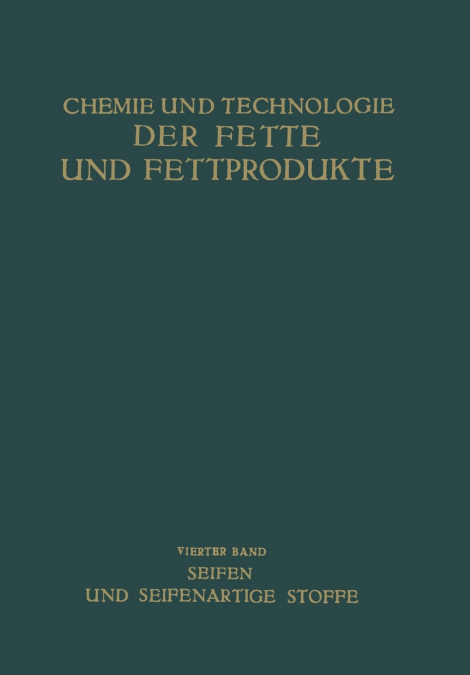 Seifen und Seifenartige Stoffe