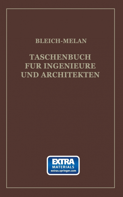 Taschenbuch Fur Ingenieure Und Architekten