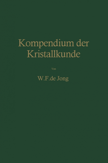 Kompendium der Kristallkunde