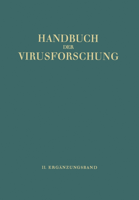 Handbuch der Virusforschung