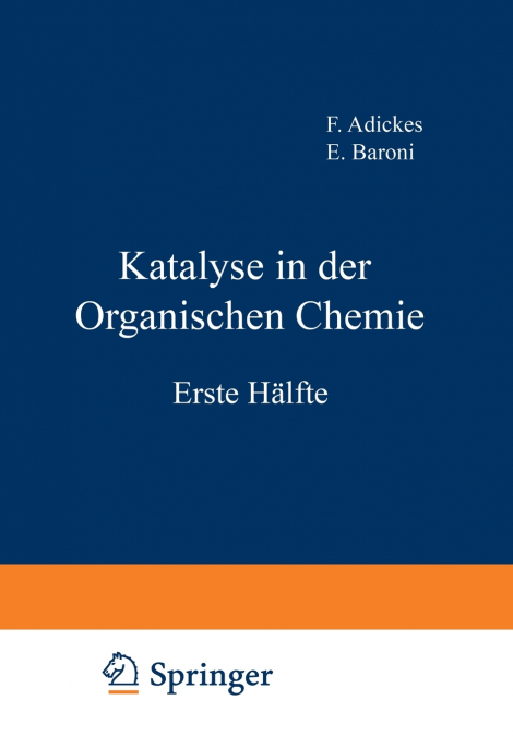 Katalyse in der Organischen Chemie