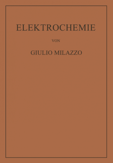 Elektrochemie