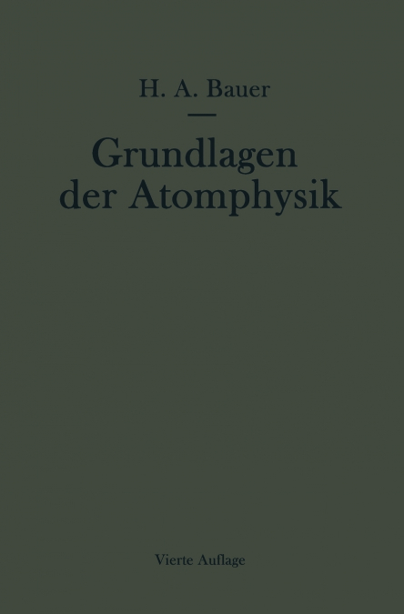 Grundlagen der Atomphysik