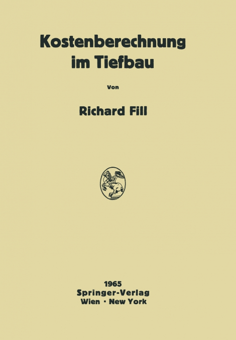 Kostenberechnung im Tiefbau