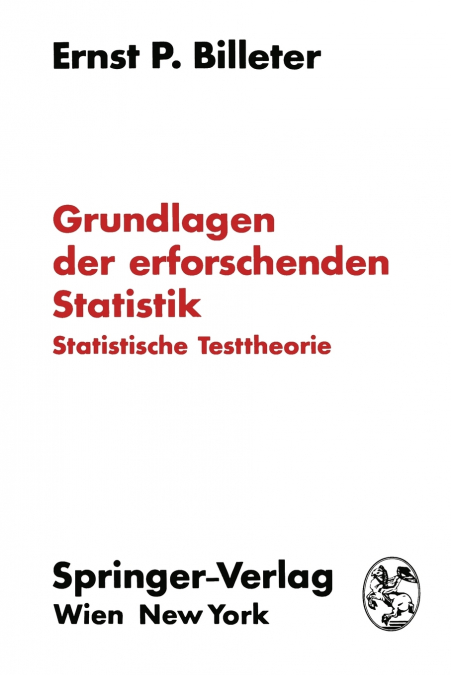 Grundlagen der erforschenden Statistik