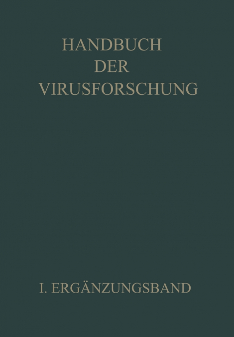 Handbuch der Virusforschung