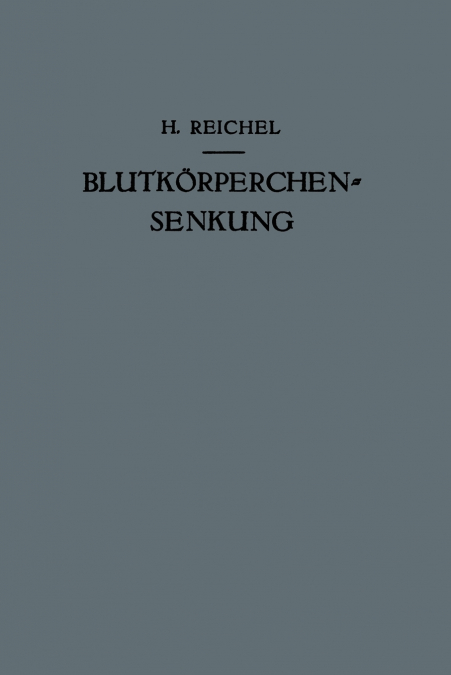 Blutkörperchensenkung