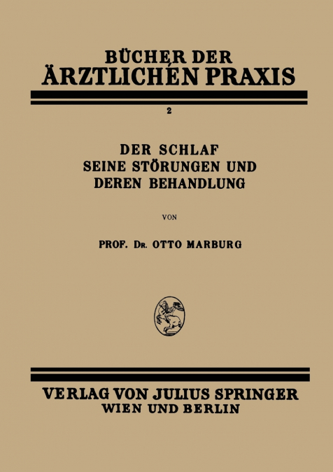 Der Schlaf Seine Storungen Und Deren Behandlung
