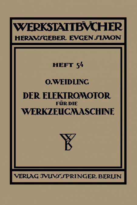 Der Elektromotor für die Werkzeugmaschine