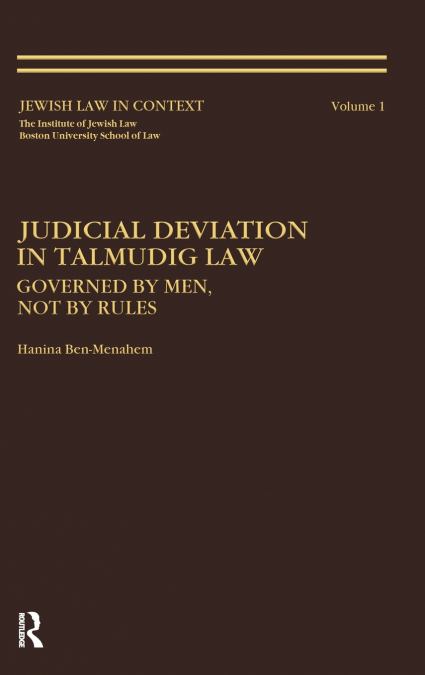 Judicial Deviation In Talmudic Law