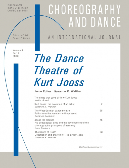 The Dance Theatre of Kurt Jooss