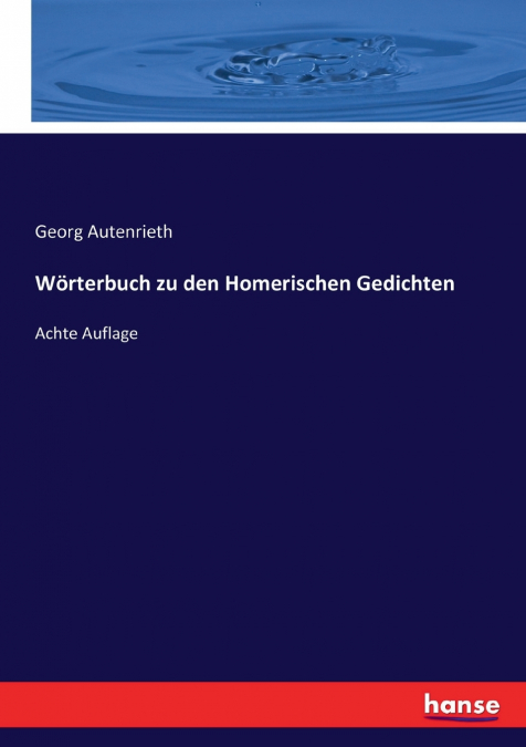 Wörterbuch zu den Homerischen Gedichten