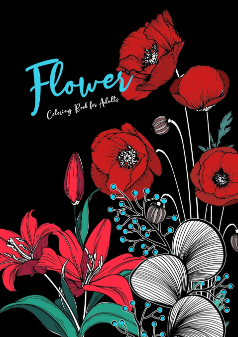 Flowers Coloring Book for Adults