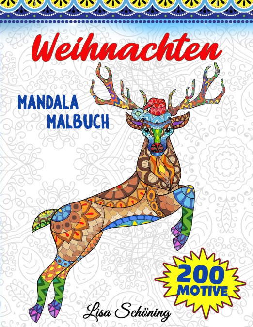 Weihnachten Mandala Malbuch