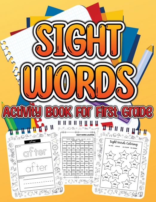 Sight Word Activity Book For First Grade Kids