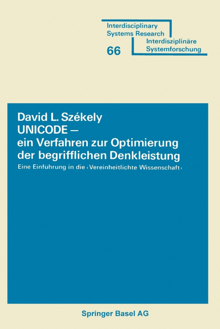 Unicode Ein Verfahren Zur Optimierung Der Begrifflichen Denkleistung