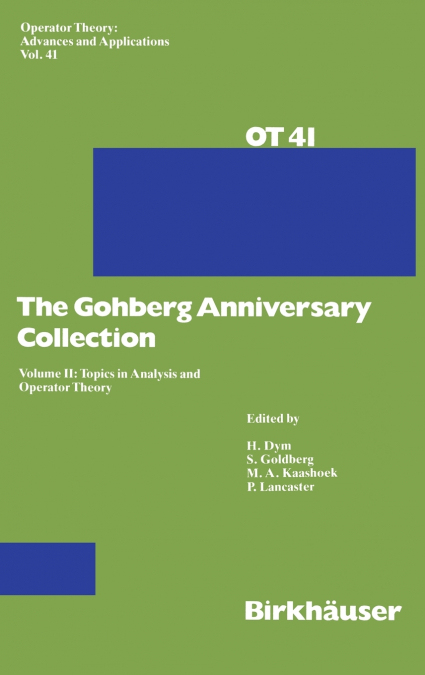 The Gohberg Anniversary Collection