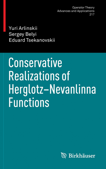 Conservative Realizations of Herglotz-Nevanlinna Functions