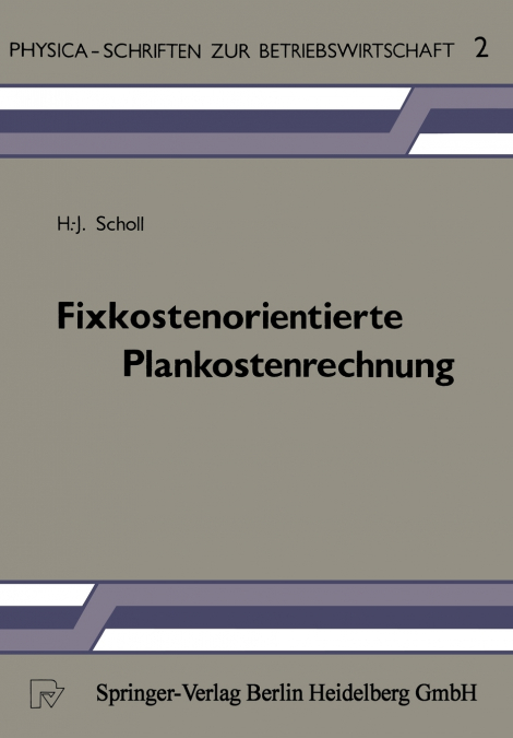Fixkostenorientierte Plankostenrechnung