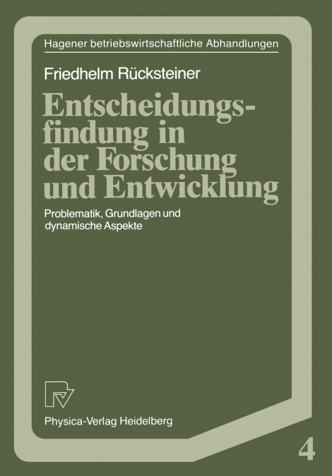 Entscheidungsfindung in der Forschung und Entwicklung