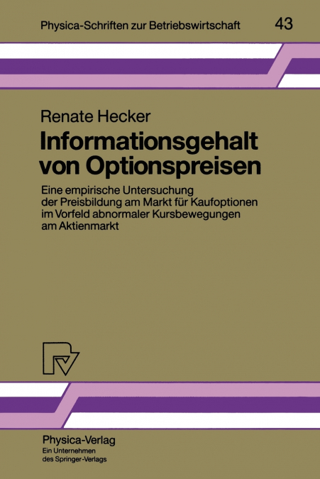 Informationsgehalt von Optionspreisen