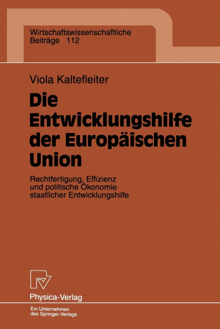 Die Entwicklungshilfe Der Europaischen Union
