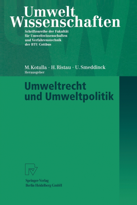 Umweltrecht und Umweltpolitik