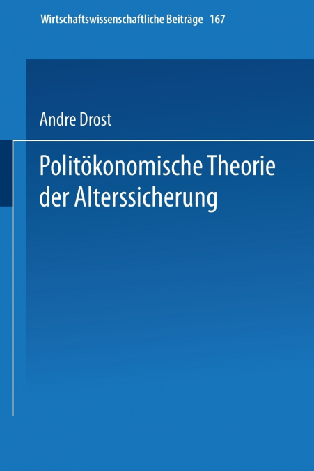 Politökonomische Theorie der Alterssicherung