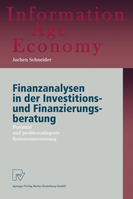Finanzanalysen in der Investitions- und Finanzierungsberatung