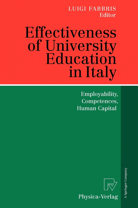 Effectiveness of University Education in Italy