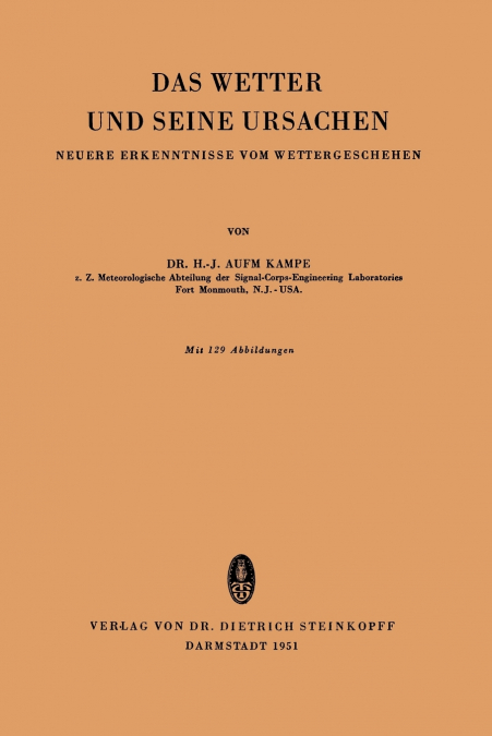 Das Wetter und Seine Ursachen