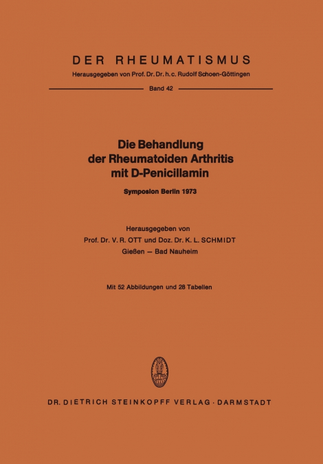 Die Behandlung Der Rheumatoiden Arthritis Mit D-Penicillamin